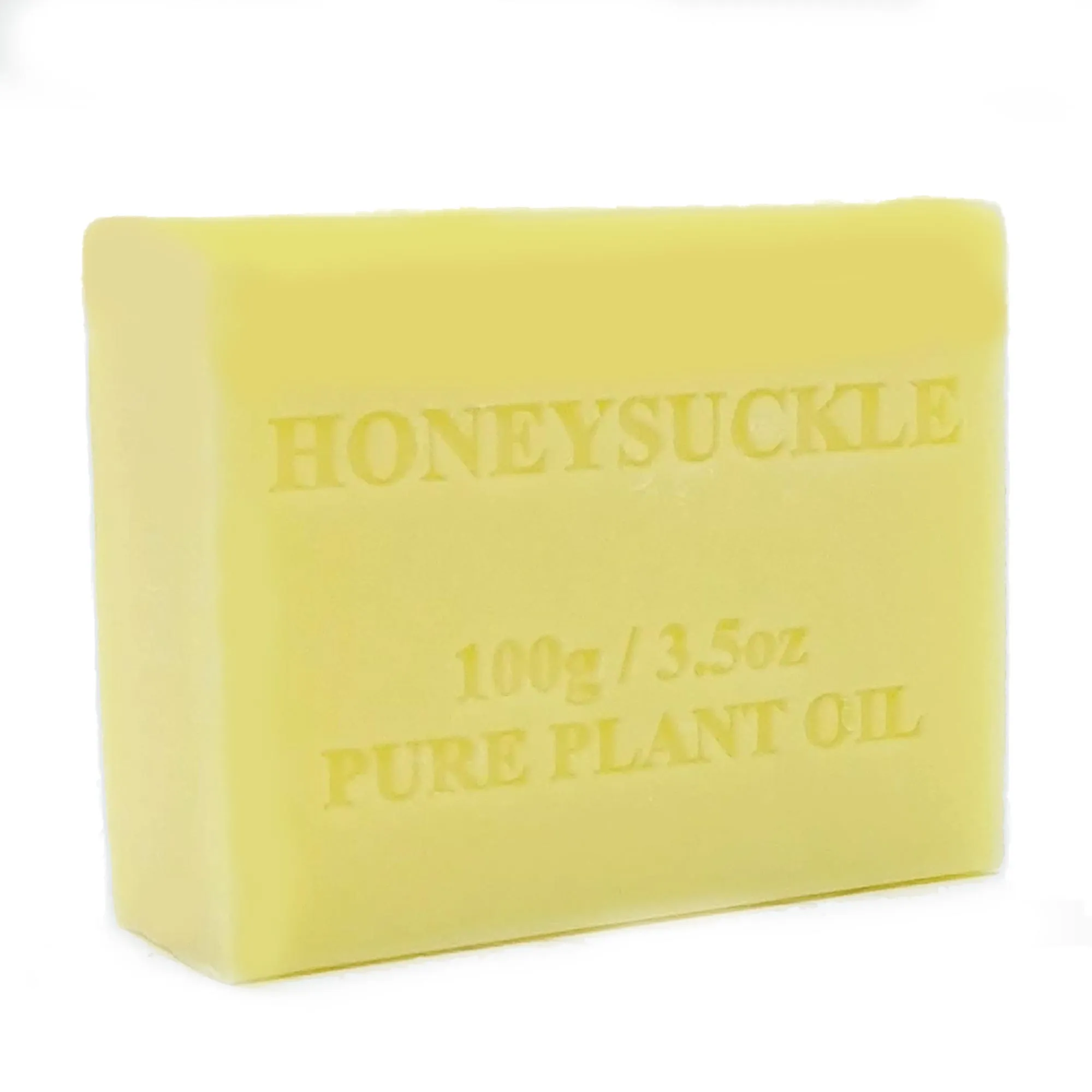 100x 100g Plant Oil Soap Honeysuckle Scent Pure Vegetable Bar Base Australian