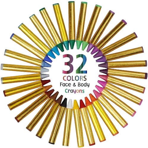 32 Face Paint Crayon Set