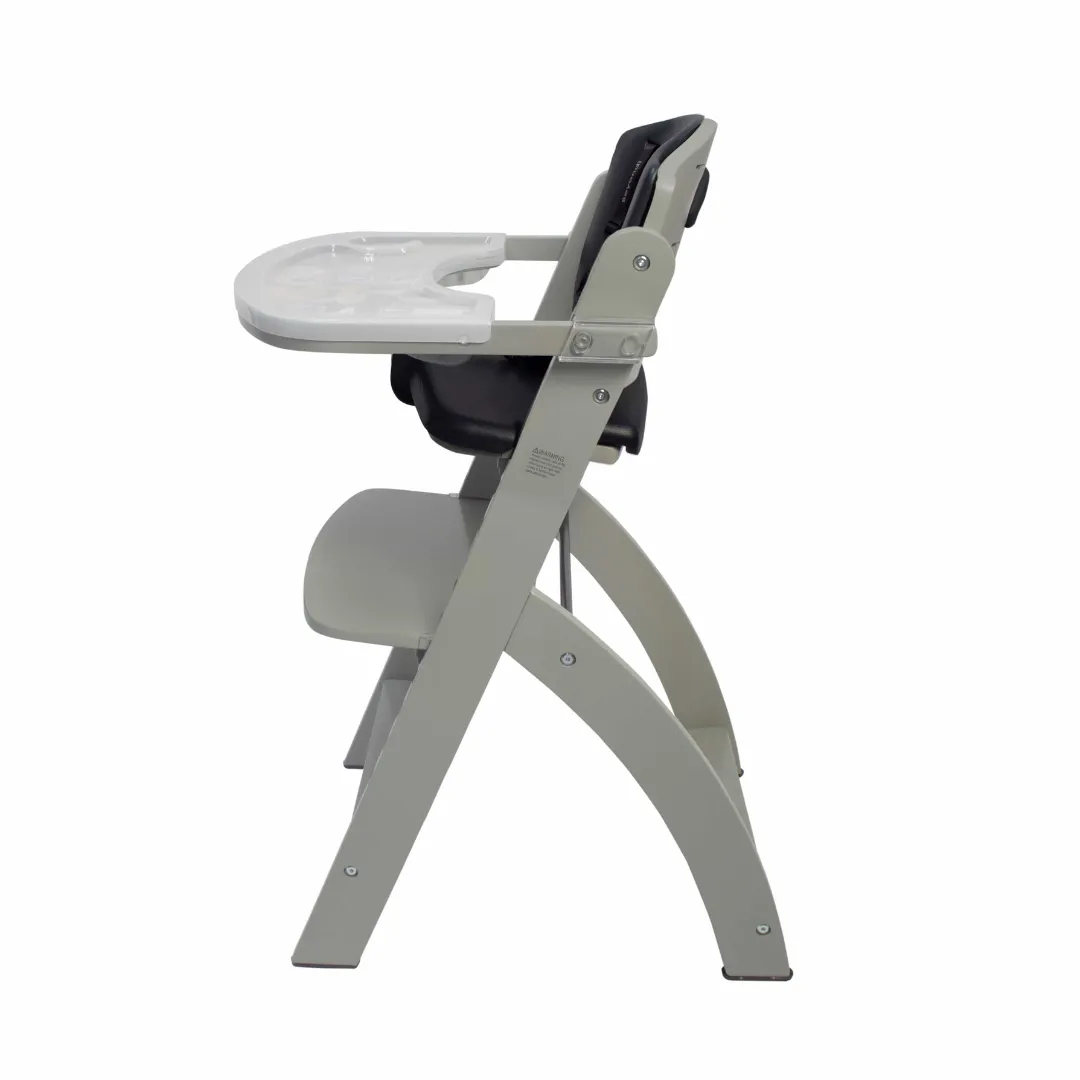 Abiie Beyond Junior Highchair - Misty Grey Black (6m )