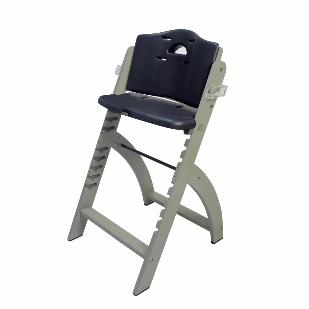 Abiie Beyond Junior Highchair - Misty Grey Black (6m )