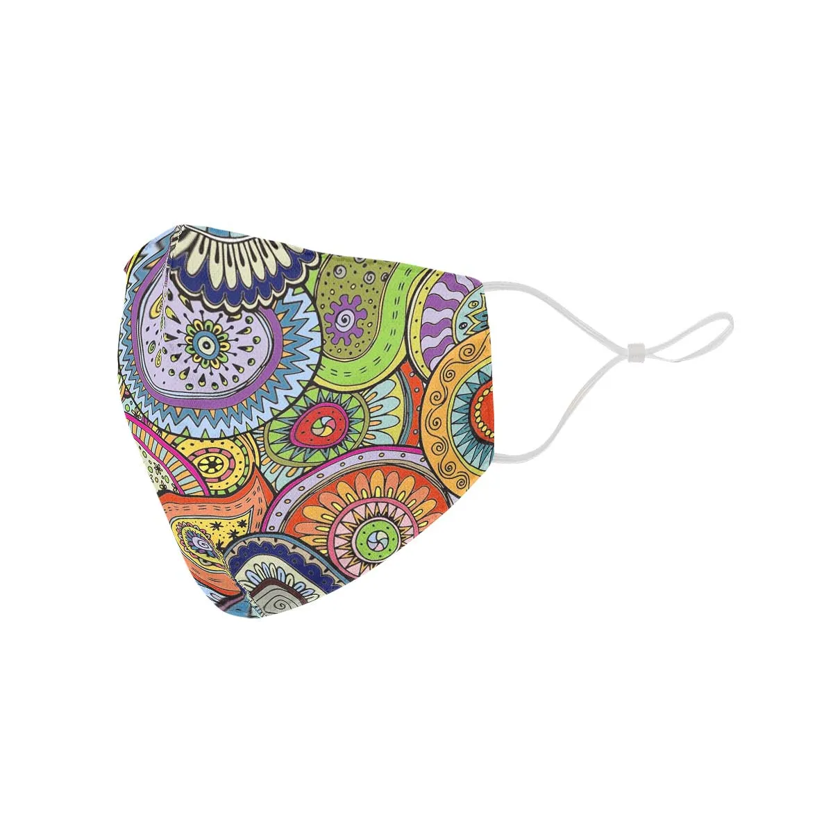 Abstract Paisley Face Cover