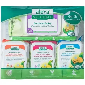 Aleva Bamboo Baby Wipes - Gift Set