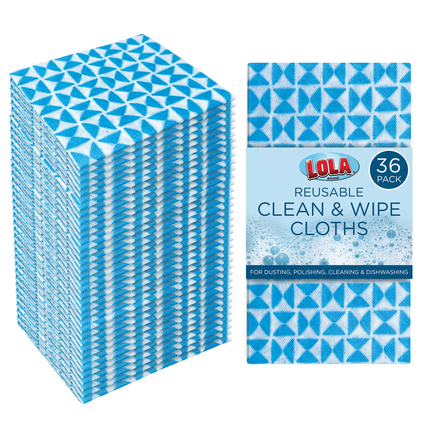 Anti-Microbial Clean n' Wipe Cloths - Comparable to Clorox Handi Wipes - 36 pack