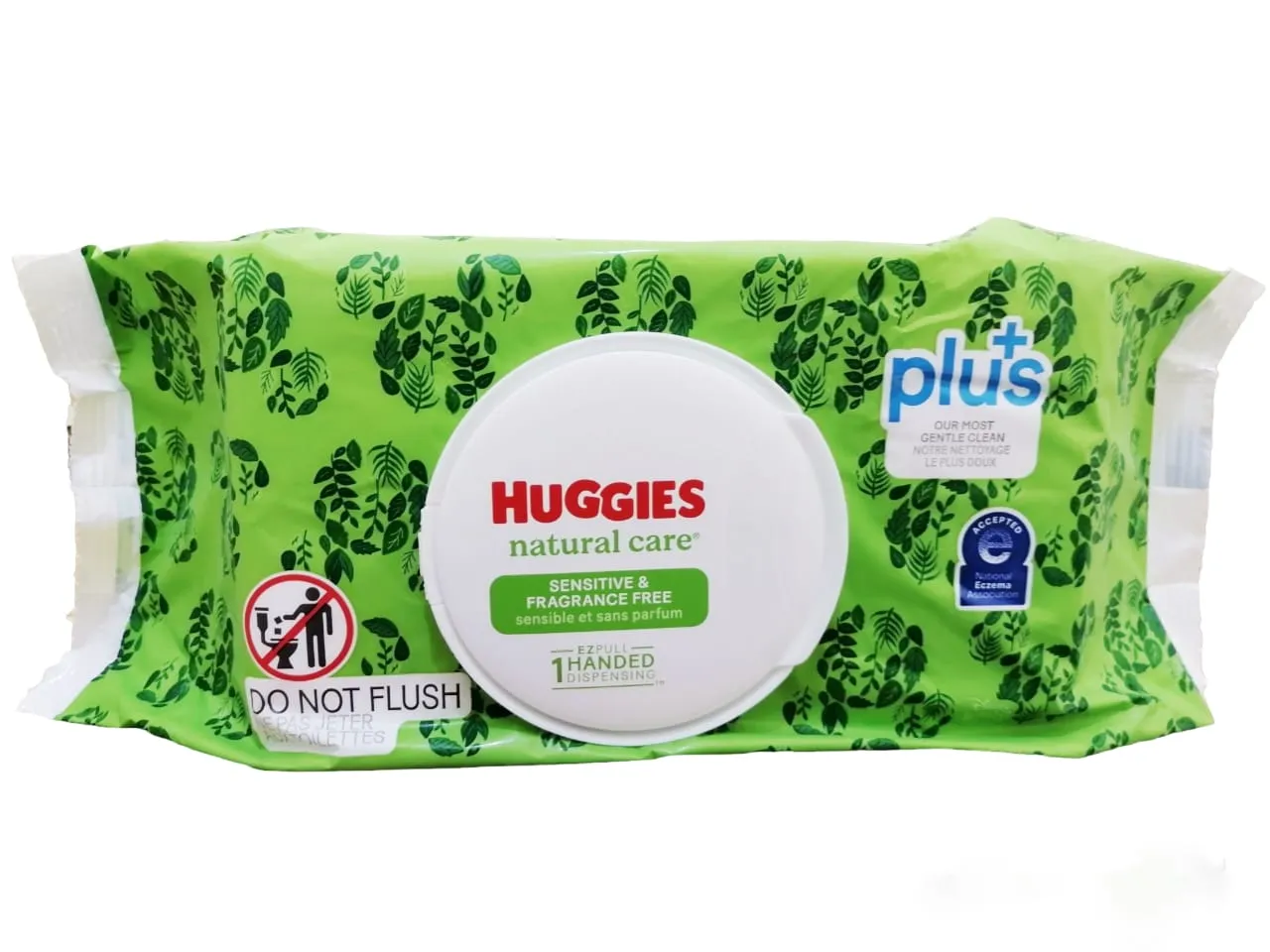 Baby Wipes (Huggies Plus  ) Natural Care Sensitive And Fragrance Free