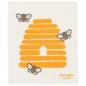 Bees Swedish Dishcloth