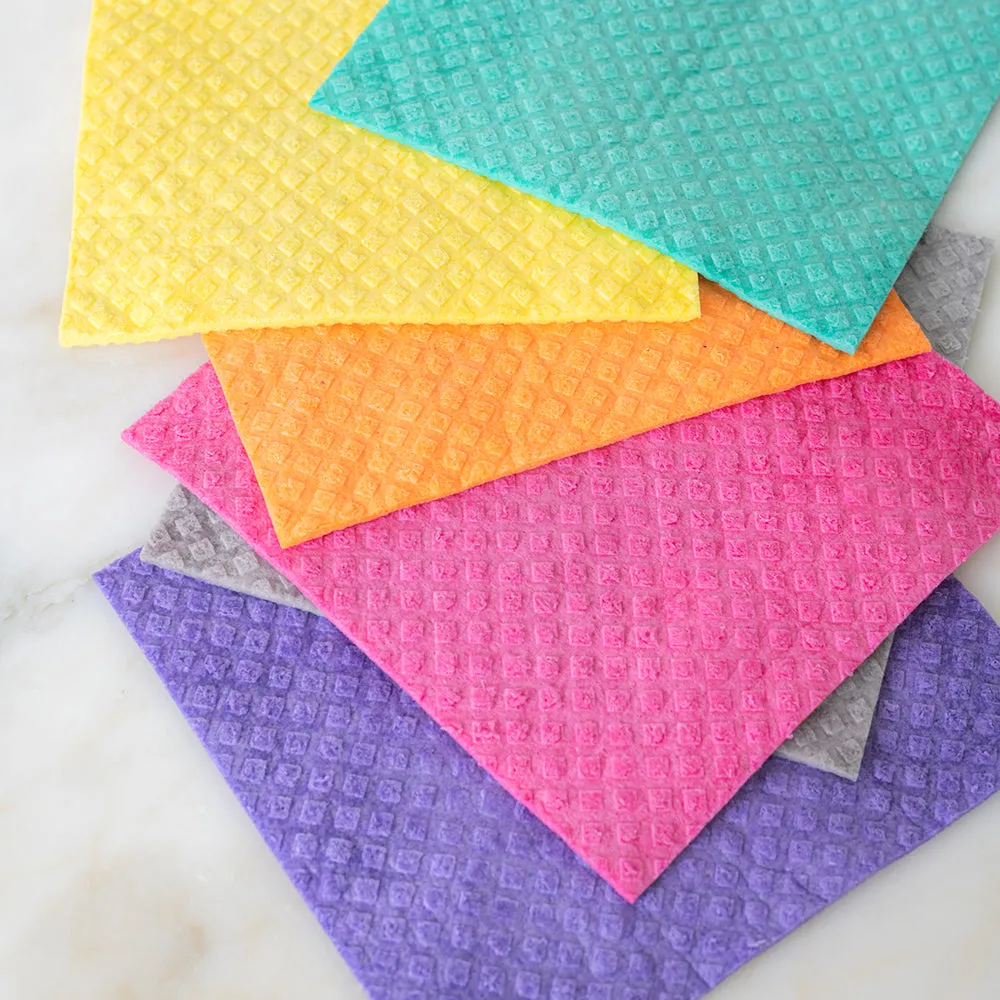 Biodegradable Dish Cloths – Yellow/Orange