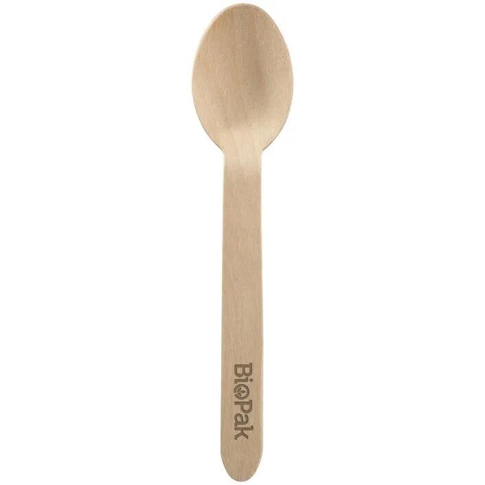 BioPak Wooden Spoon 10 Pack