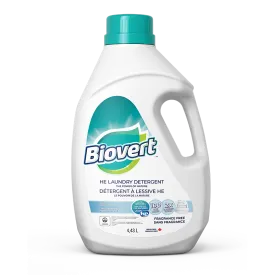 BioVert HE Laundry Detergent Fragrance-Free 4.43L