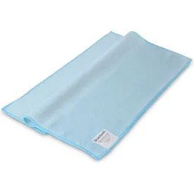 Boardwalk® Microfiber Cleaning Cloths, 16 x 16, Blue, 24/Pack