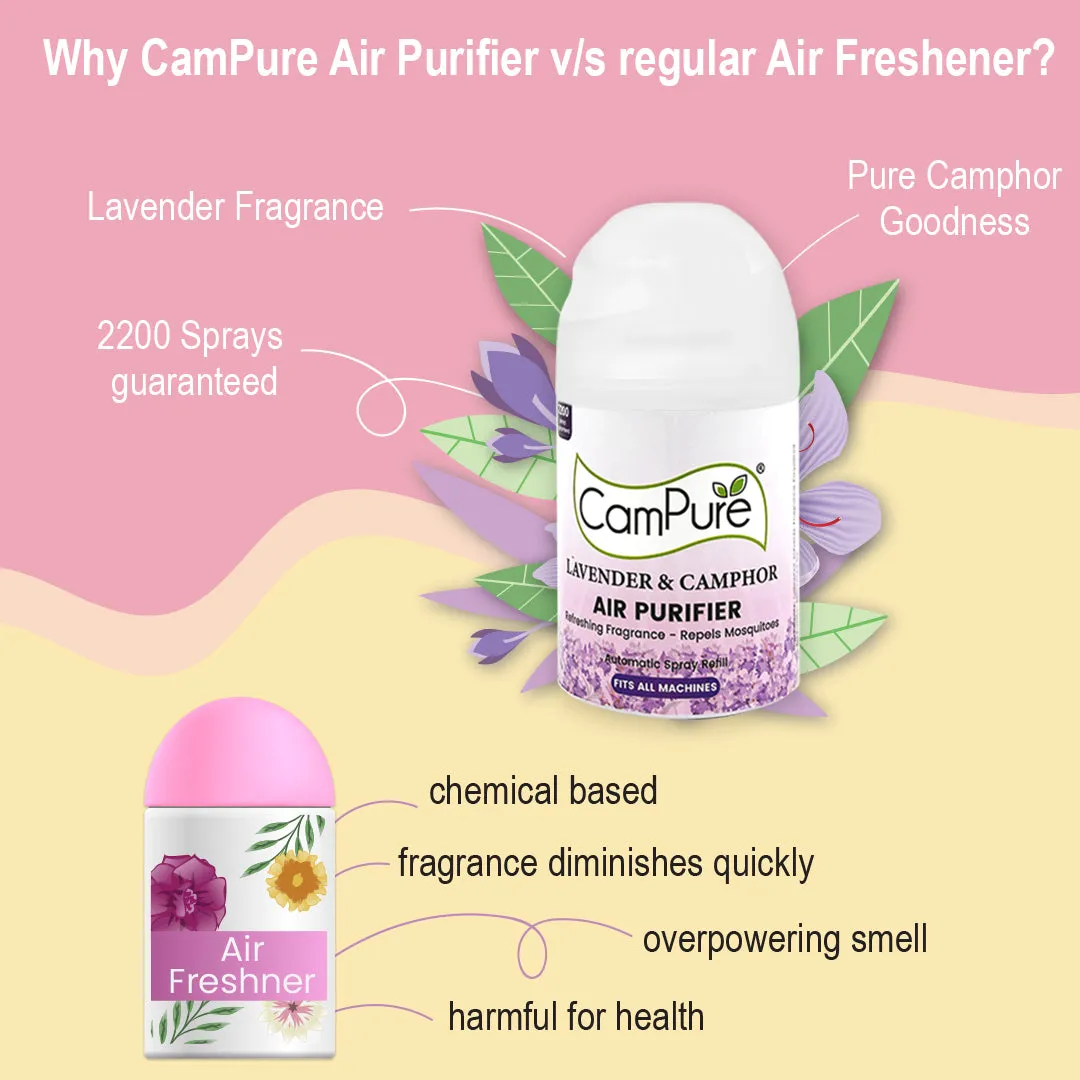 CamPure Automatic Machine   Air Freshener Refill - Lavender & Camphor