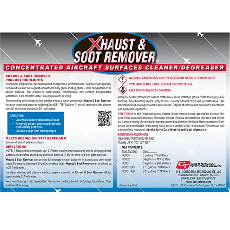 Corriosion Technologies - Xhaust & Soot Remover