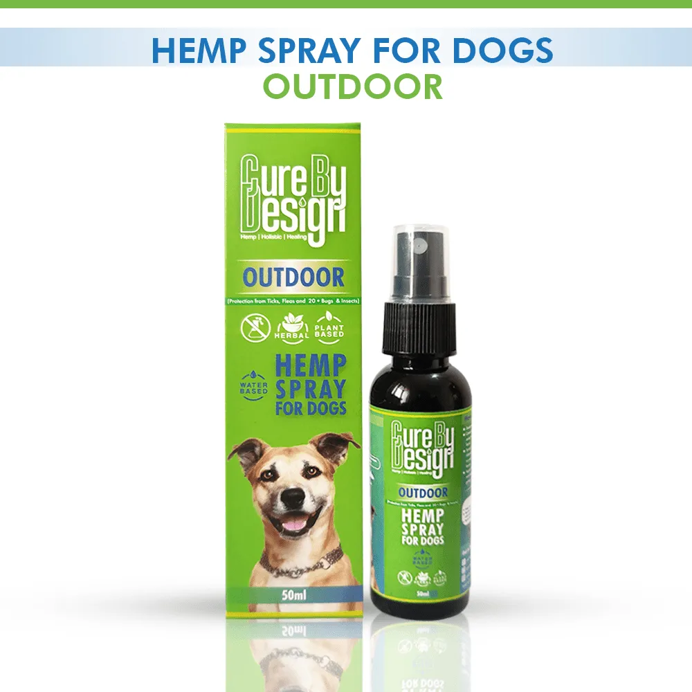 Cure By Design Outdoor Hemp Spray for Dogs (Limited Shelf Life)