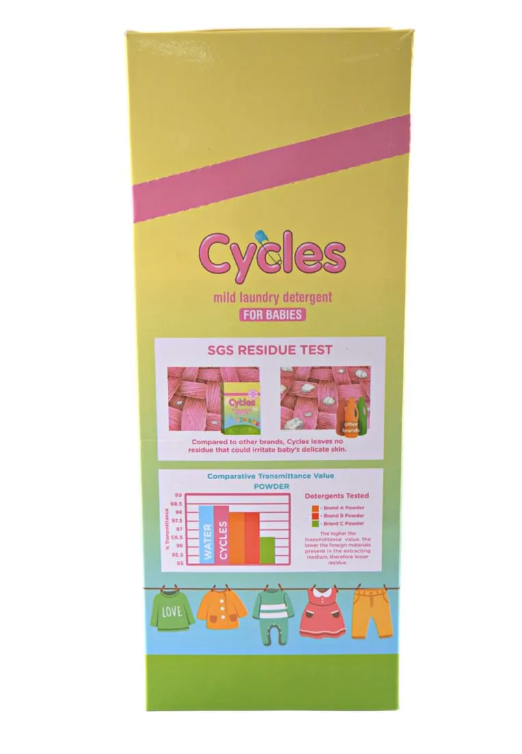 Cycles Mild Laundry Powder Detergent