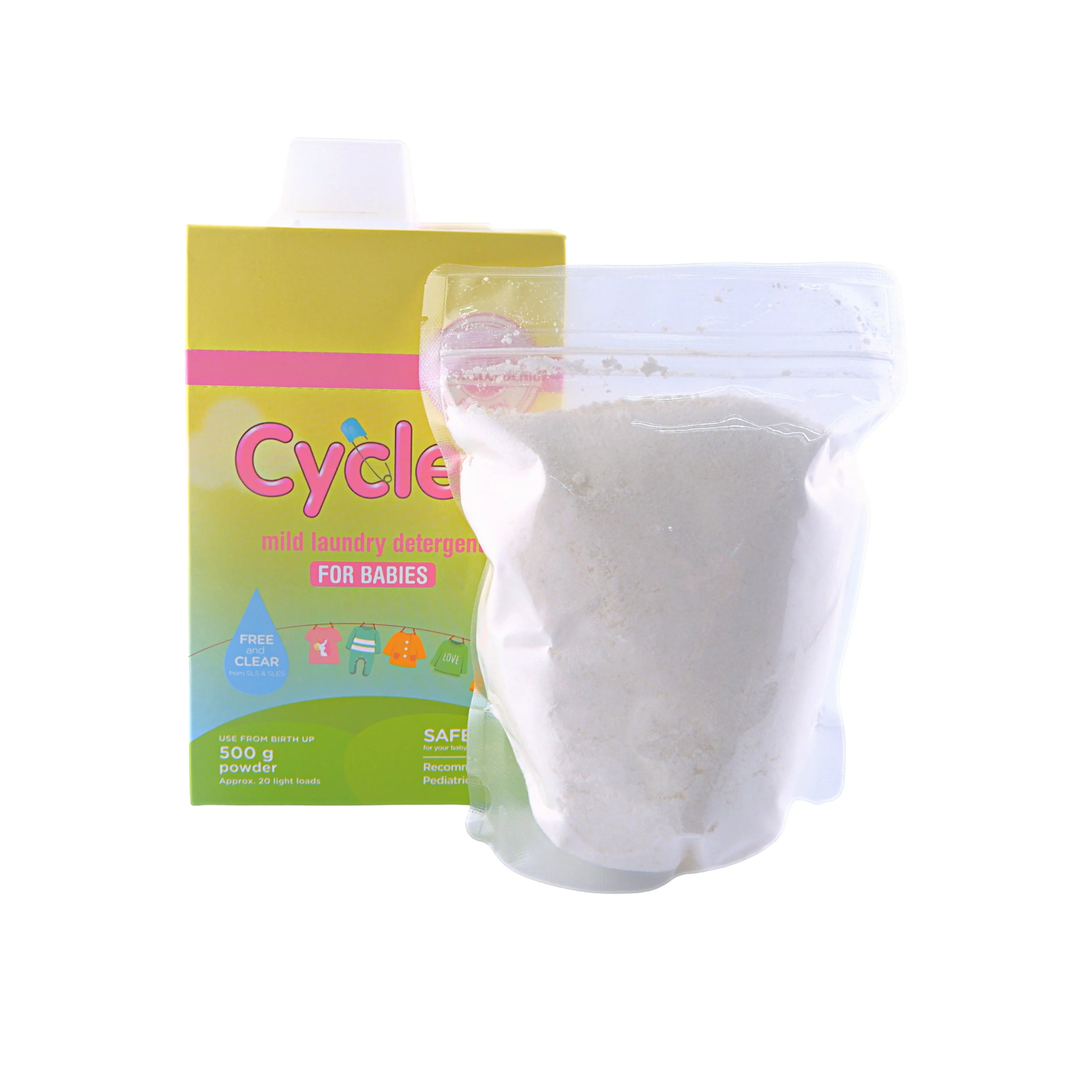 Cycles Mild Laundry Powder Detergent