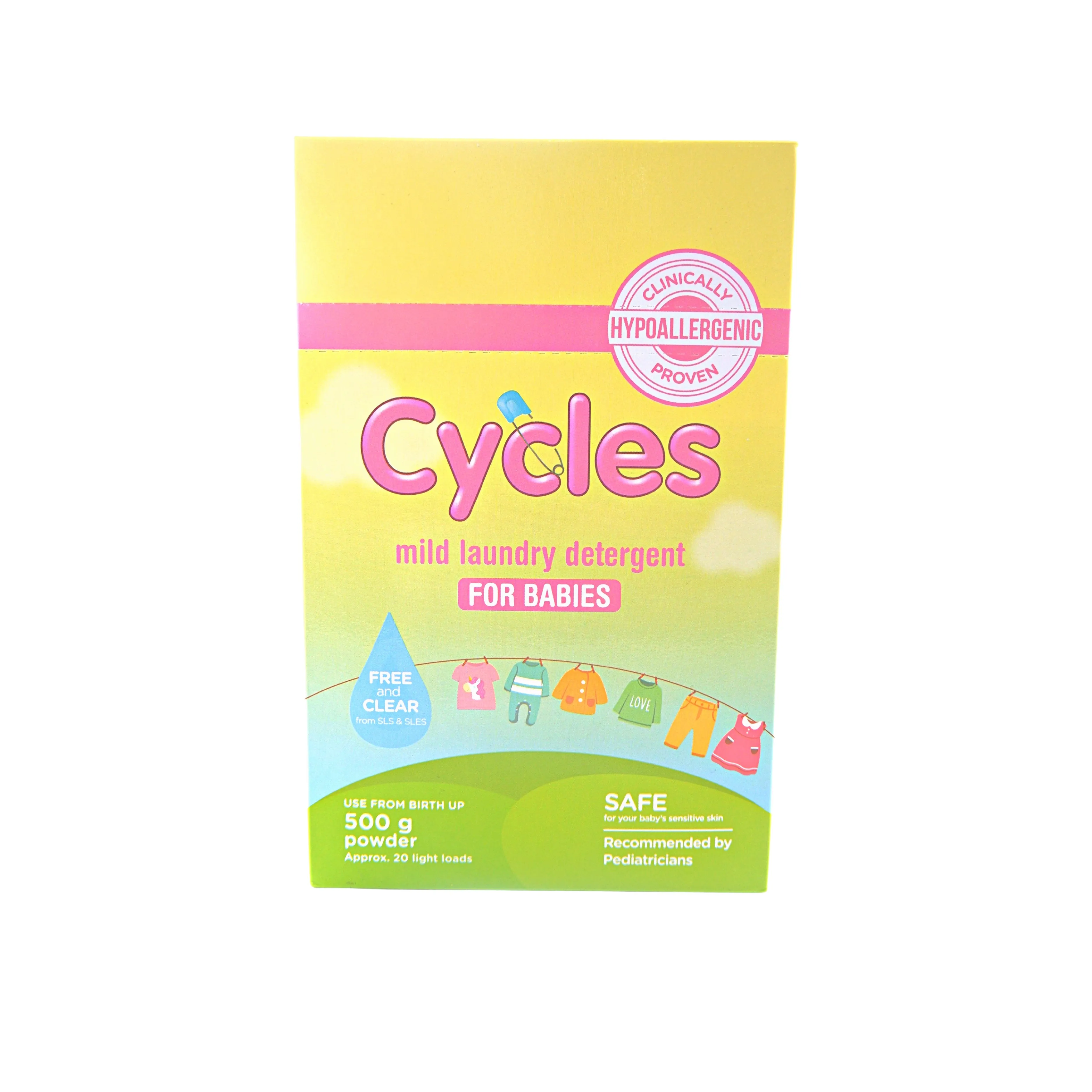 Cycles Mild Laundry Powder Detergent