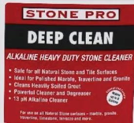 Deep Clean Non-Acidic Heavy-Duty Stone Cleaner 5gal