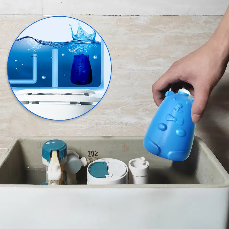 Deodorizing and deodorizing toilet cleaner for toilet