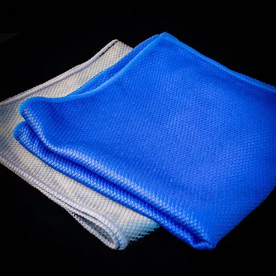 Diamond Weave Microfiber Glass Towels