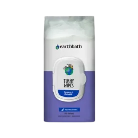 Earthbath Tushy Wipes, Rosemary & Chamomile Odor-Eating Enzymes & Baking Soda