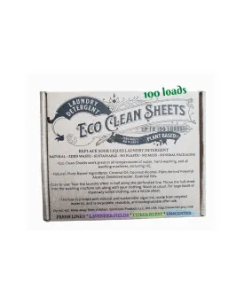 Eco Detergent Sheet Pack Lavender Fields