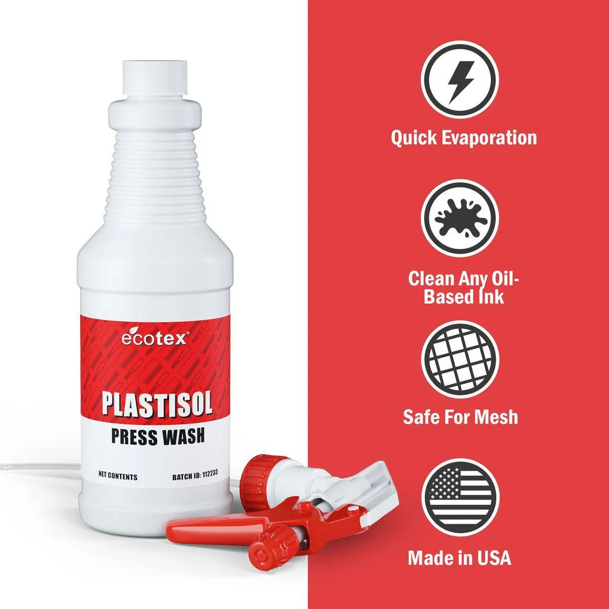 Ecotex® Screen Printing Plastisol Press Wash