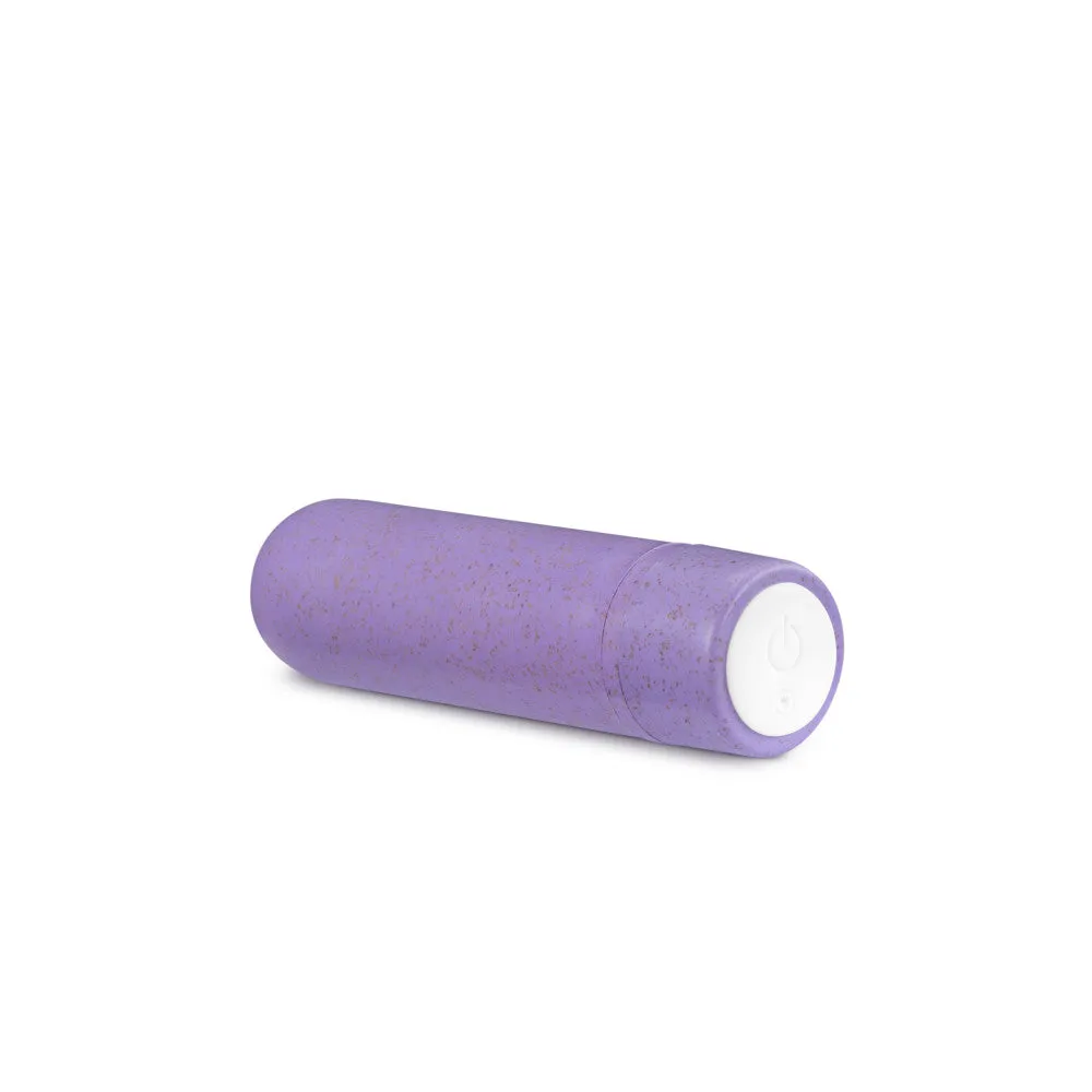 Gaia By Blush® | Eco Rechargeable: Plant-Based 3" Smooth Multispeed Bullet Vibrator in Lilac - Made from Sustainable BioFeel™