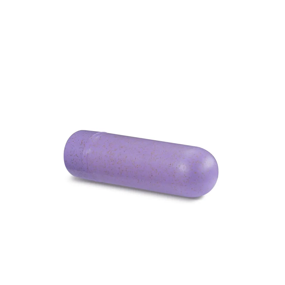 Gaia By Blush® | Eco Rechargeable: Plant-Based 3" Smooth Multispeed Bullet Vibrator in Lilac - Made from Sustainable BioFeel™