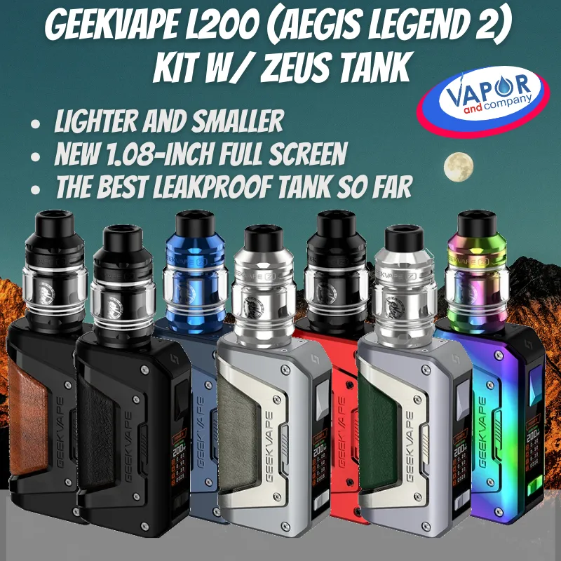 Geekvape L200 (Aegis Legend 2)  Kit w/ Zeus Tank