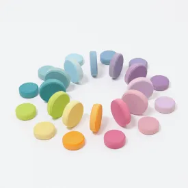 Grimm's pastel coins 24 pcs