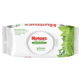 Huggies Natural Care Sensitive Baby Wipes, Unscented, 56 Count