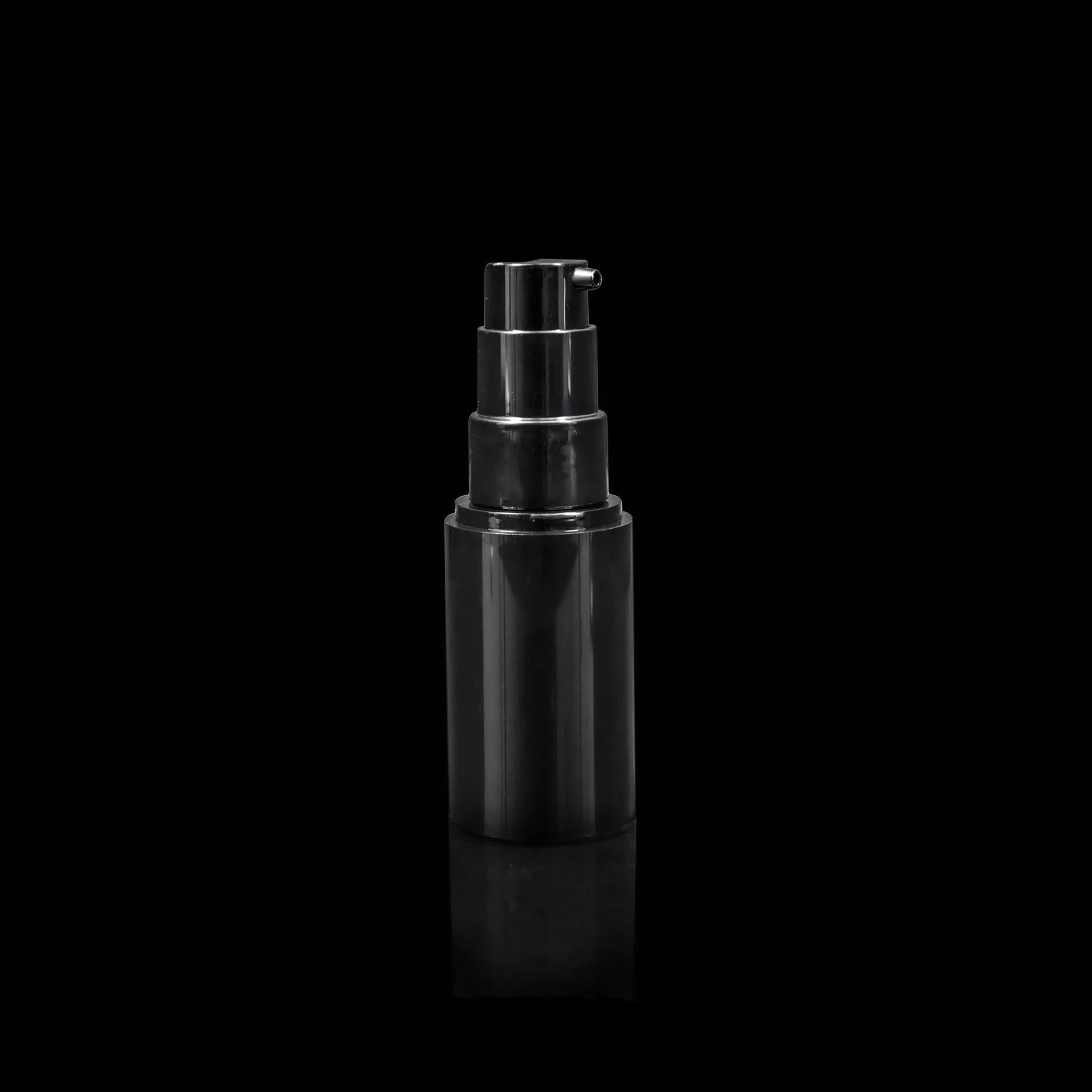 Impact 15 ML PCR Black PP Airless Bottle with Mono-Material Pump