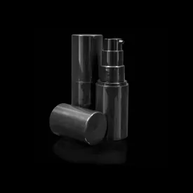 Impact 15 ML PCR Black PP Airless Bottle with Mono-Material Pump