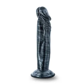 Jet - Ebony - 6 Inch Dildo - Carbon Metallic Black