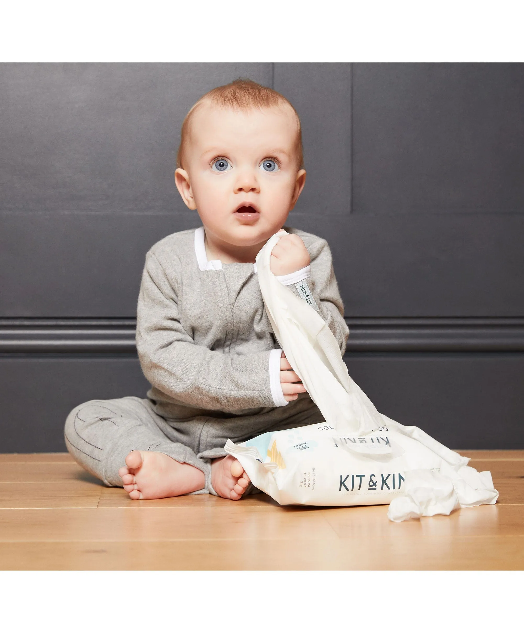 Kit & Kin Biodegradable Baby Wipes