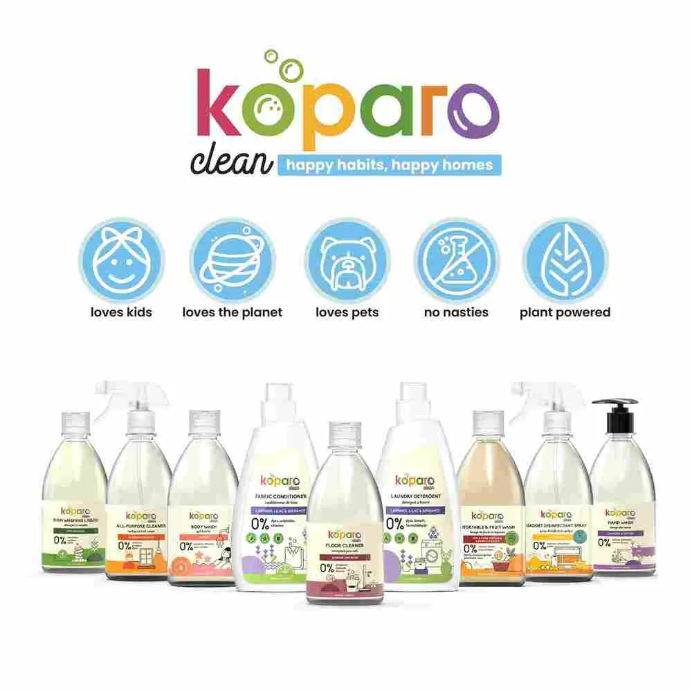 Koparo Floor Cleaner Infused with Teatree Oil Jasmine and Rose Fragrance (Pet Safe)