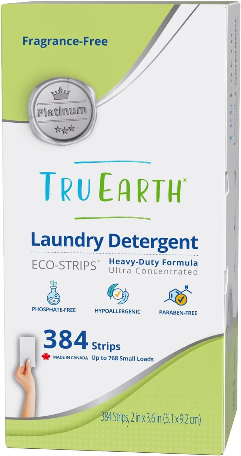 Laundry Detergent Sheets, Fragrance Free for Sensitive Skin 384 Sheets