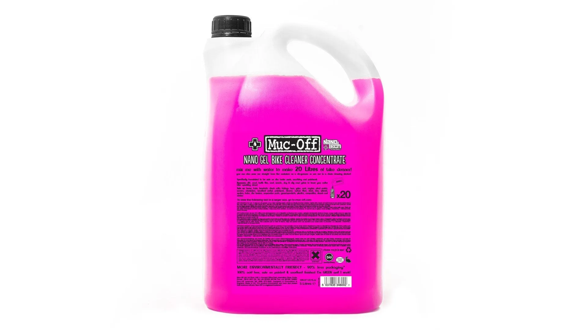 Muc-Off Nano Tech Bike Cleaner Concentrate - 5 Liter