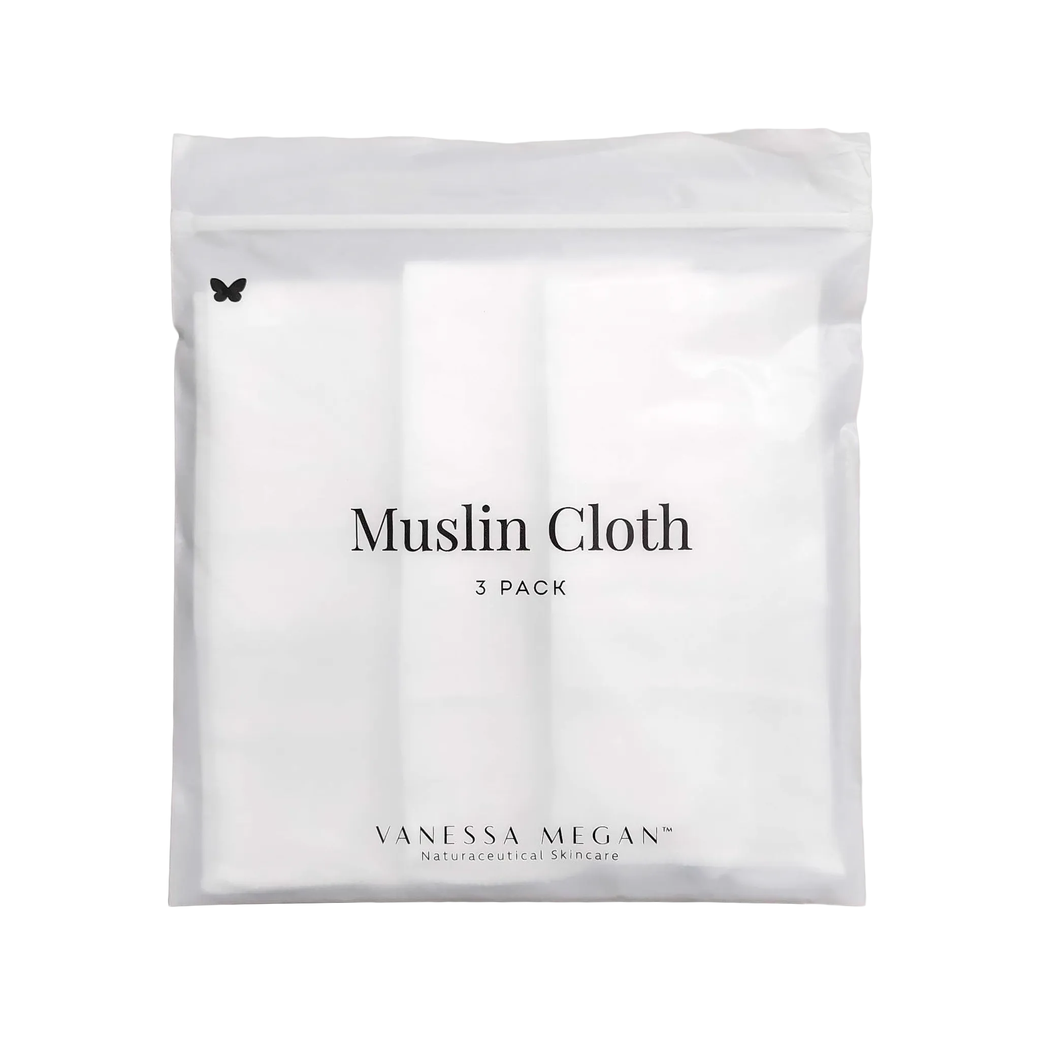 Muslin Cloth | 100% Organic Cotton Face Cloth | 3-Pack