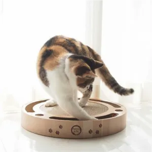 Necoichi Interactive Track Ball Cat Scratcher Toy