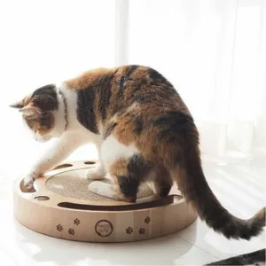 Necoichi Interactive Track Ball Cat Scratcher Toy