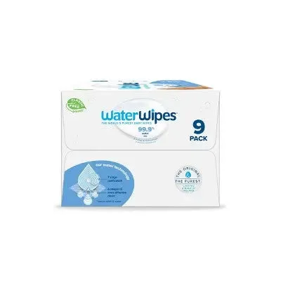 Open Box - WaterWipes Plastic-Free Original Unscented 99.9% Water Based Baby Wipes - 540ct