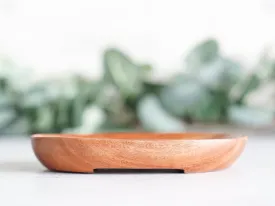 Oval Neem Wood Soap Dish