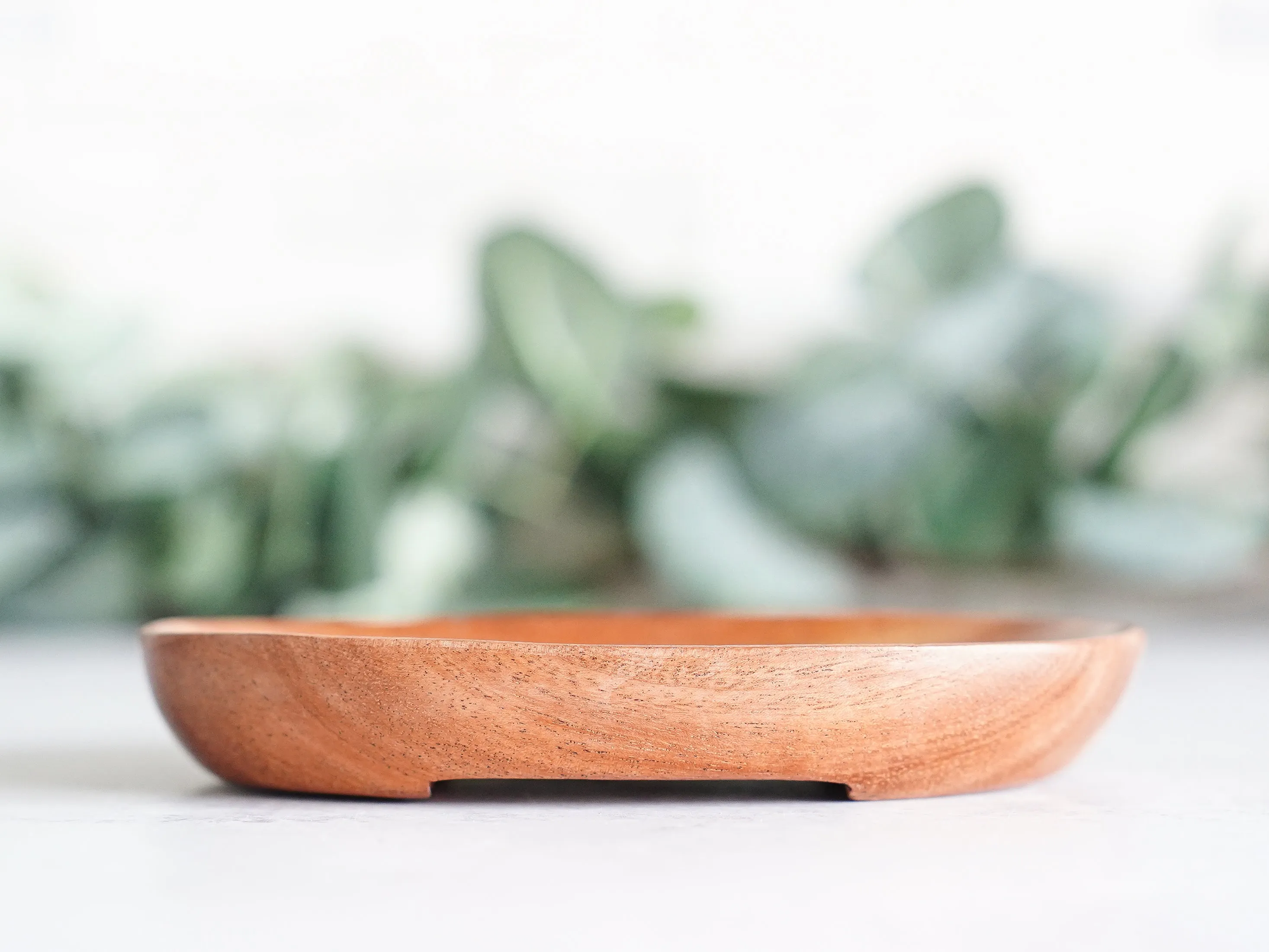 Oval Neem Wood Soap Dish