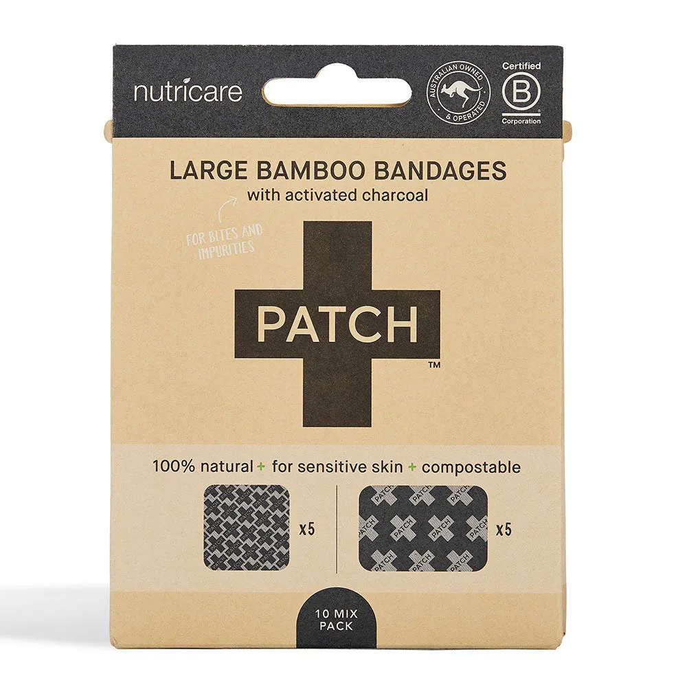 Patch Large Biodegradable Plasters - Activated Charcoal