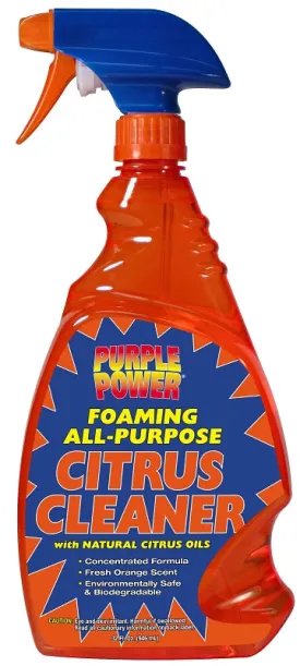 Purple Power 4398PS Citrus Cleaner, 32 oz Bottle, Liquid, Pleasant Orange :EA: QUANTITY: 1