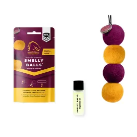 Smelly Balls Brisbane Broncos Inspired Reusable Air Freshener Starter Set - NRL445AA