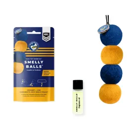 Smelly Balls Parramatta Eels Inspired Reusable Air Freshener Starter Set - NRL445AF