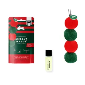 Smelly Balls South Sydney Rabbitohs Inspired Reusable Air Freshener Starter Set - NRL445AI