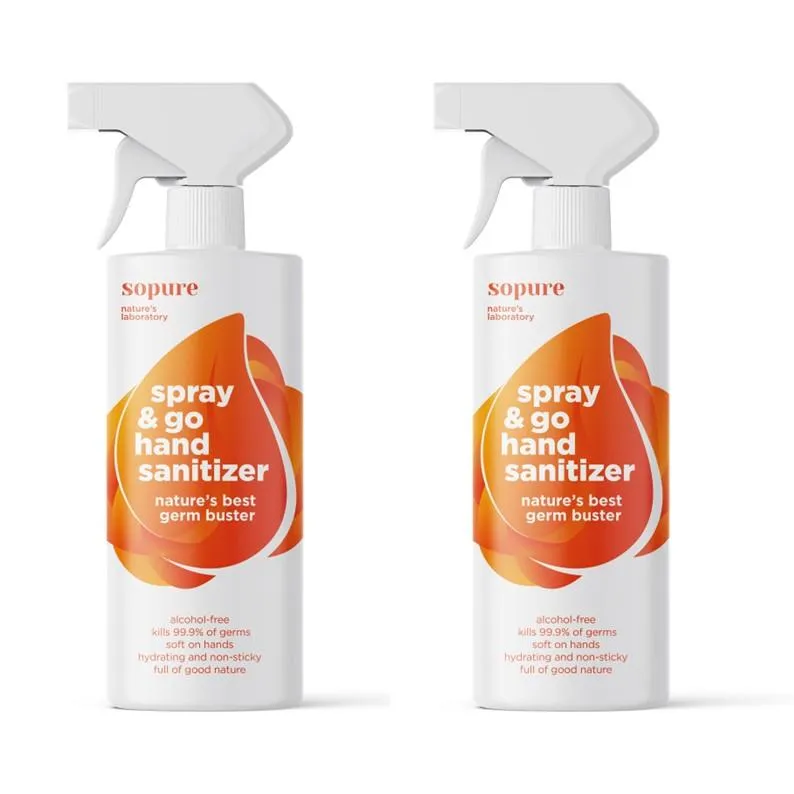 SoPure Spray & Go Hand Sanitizer 100 ml (2 PACK)