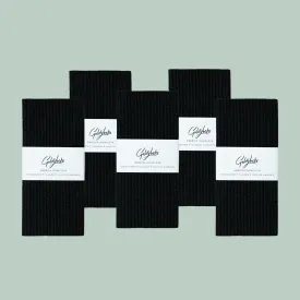 Swedish Dishcloth: Solid Black Bundle